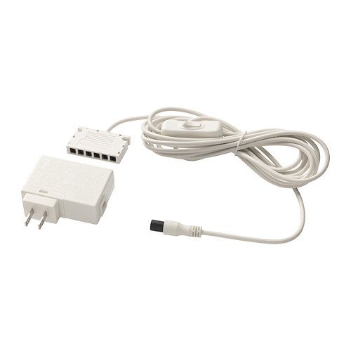 Ikea Ansluta 904.058.45 - Controlador LED con cable (19 W), color blanco