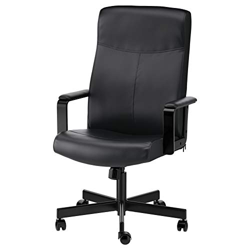 IKEA ASIA MILLBERGET - Silla giratoria, color negro