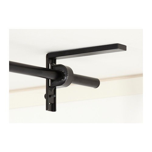 IKEA BETYDLIG - Soporte de pared / techo, negro