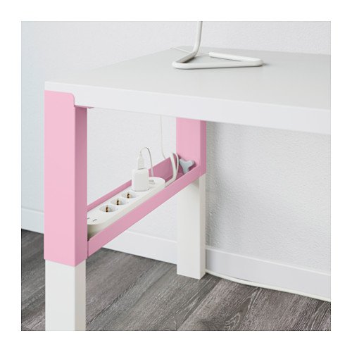 IKEA escritorio blanco, rosa 20204.82629.1814