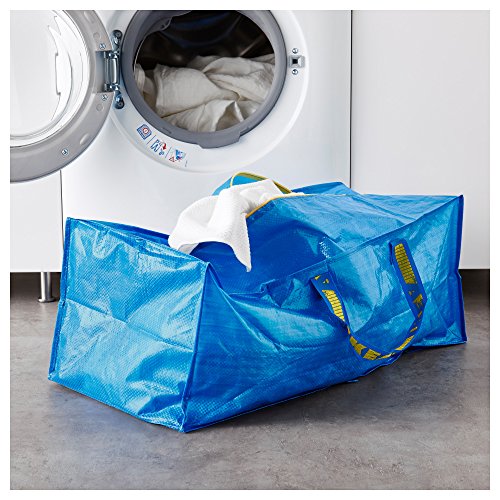 Ikea Frakta Storage Bag, Blue, 4 Pack