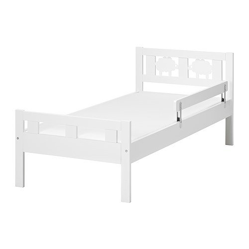 IKEA KRITTER - Estructura de cama con somier de láminas, blanco - 70x160 cm IKEA KRITTER - Estructura de cama con somier de láminas, blanco - 70x160 cm