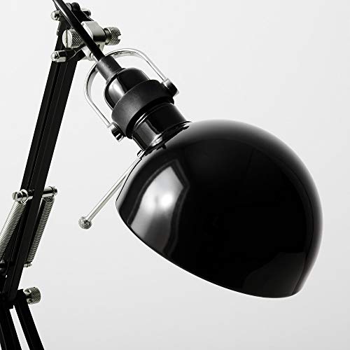 IKEA Lámpara de Trabajo, Negro, 35 x 18 x 10 cm