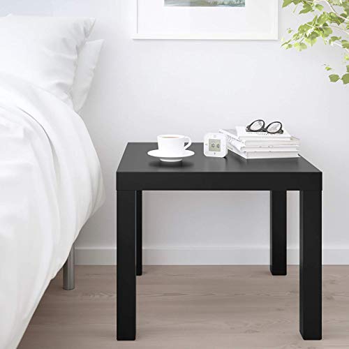 Ikea - Mesa Auxiliar lacada (55 x 55 cm), Color Negro Ikea - Mesa Auxiliar lacada (55 x 55 cm), Color Negro