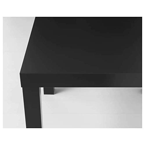 Ikea - Mesa Auxiliar lacada (55 x 55 cm), Color Negro