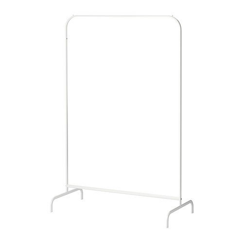 Ikea MULIG - Ropa Rack, Blanco - 99x46 cm