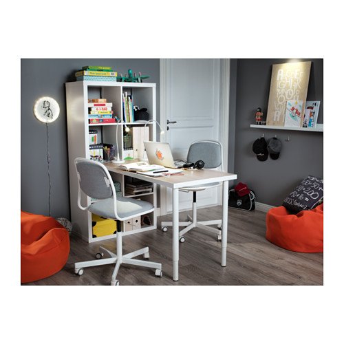 Ikea Olov - Pata de mesa (acero barnizado, ajustable entre 60 y 90 cm, con base protectora para el suelo, incluye tornillos para fijar a tablero), acero, blanco, verstellbar: 60 und 90 cm Ikea Olov - Pata de mesa (acero barnizado, ajustable entre 60 y 90 cm, con base protectora para el suelo, incluye tornillos para fijar a tablero), acero, blanco, verstellbar: 60 und 90 cm