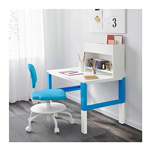 Ikea Pahl 391.289.55 - Escritorio con Unidad de complemento, Color Blanco y Azul, tamaño 37 3/4x22 7/8 Pulgadas Ikea Pahl 391.289.55 - Escritorio con Unidad de complemento, Color Blanco y Azul, tamaño 37 3/4x22 7/8 Pulgadas