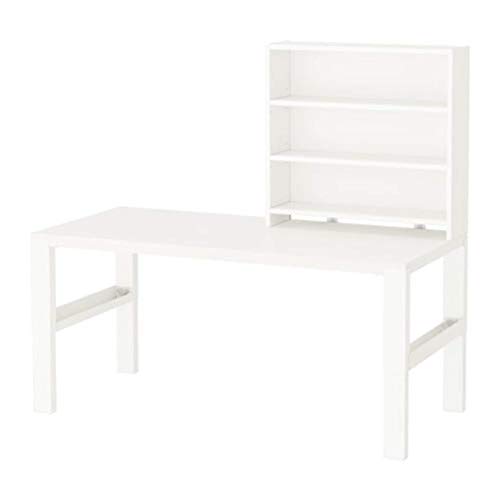 Ikea Pahl 991.290.04 - Escritorio con Unidad de complemento, Color Blanco, tamaño 50, 3/8 x 22 7/8 Pulgadas Ikea Pahl 991.290.04 - Escritorio con Unidad de complemento, Color Blanco, tamaño 50, 3/8 x 22 7/8 Pulgadas