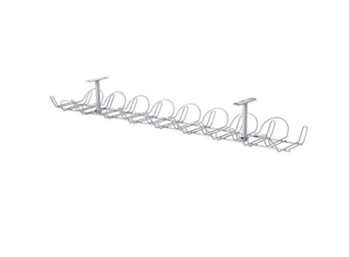 IKEA - SIGNUM Cable management, horizontal, silver color (FBA)