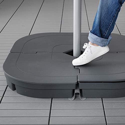 IKEA SVARTÖ - Base para sombrilla, color gris oscuro IKEA SVARTÖ - Base para sombrilla, color gris oscuro
