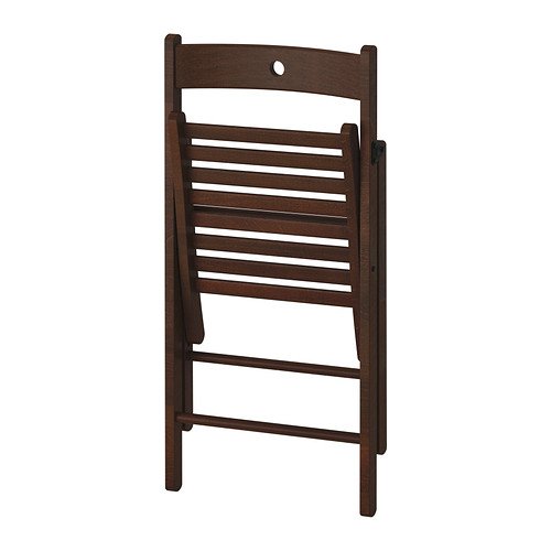 Ikea TERJE - Silla plegable, marrón Ikea TERJE - Silla plegable, marrón