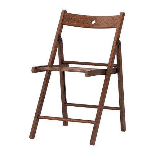 Ikea TERJE - Silla plegable, marrón Ikea TERJE - Silla plegable, marrón