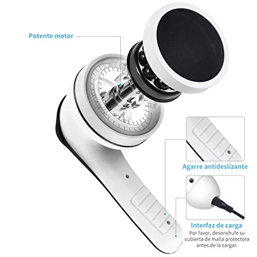 Ikeepi Inalámbrico Masajeador Anticelulítico Eléctrico Recargable Celulitis Massage electrico 4 cabezas reemplazadas para aliviar el dolor muscular calma los músculos levanta el cuerpo Ikeepi Inalámbrico Masajeador Anticelulítico Eléctrico Recargable Celulitis Massage electrico 4 cabezas reemplazadas para aliviar el dolor muscular calma los músculos levanta el cuerpo