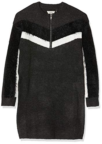 IKKS Junior Robe Maille Mix Matiere Zippee Vestido, Gris (Gris Chine Anthra FoncƩ 27), Large para NiƱas IKKS Junior Robe Maille Mix Matiere Zippee Vestido, Gris (Gris Chine Anthra FoncƩ 27), Large para NiƱas
