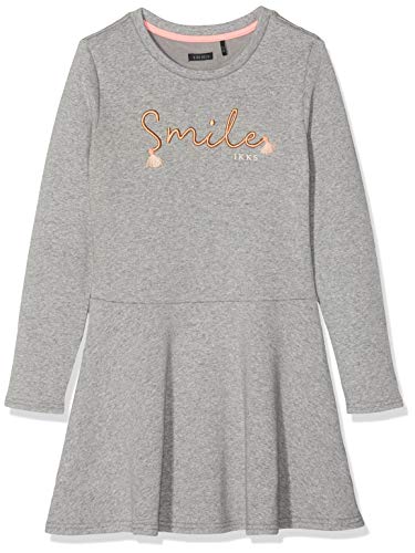 IKKS Junior Robe Molleton Forme Patineuse Vestido, Gris (Gris Moyen 25), 3 aƱos (Talla del Fabricante: 3A) para NiƱas IKKS Junior Robe Molleton Forme Patineuse Vestido, Gris (Gris Moyen 25), 3 aƱos (Talla del Fabricante: 3A) para NiƱas