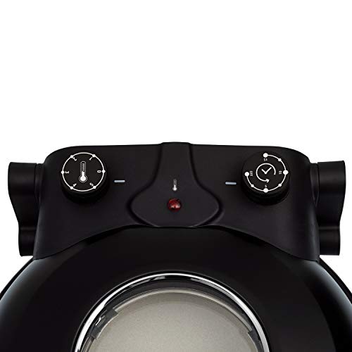 IKOHS Create Pizza Maker - Horno Eléctrico Pizzas, Base de Piedra Especial para cocinar Pizza, 31 CM Diámetro, 1200 W, Temperatura hasta 350°, Niveles Potencia 5, Temporizador, Autoapagado (Negro) IKOHS Create Pizza Maker - Horno Eléctrico Pizzas, Base de Piedra Especial para cocinar Pizza, 31 CM Diámetro, 1200 W, Temperatura hasta 350°, Niveles Potencia 5, Temporizador, Autoapagado (Negro)