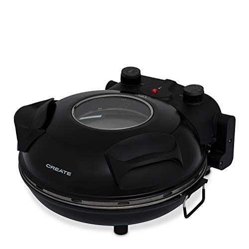 IKOHS Create Pizza Maker - Horno Eléctrico Pizzas, Base de Piedra Especial para cocinar Pizza, 31 CM Diámetro, 1200 W, Temperatura hasta 350°, Niveles Potencia 5, Temporizador, Autoapagado (Negro) IKOHS Create Pizza Maker - Horno Eléctrico Pizzas, Base de Piedra Especial para cocinar Pizza, 31 CM Diámetro, 1200 W, Temperatura hasta 350°, Niveles Potencia 5, Temporizador, Autoapagado (Negro)