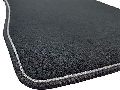 Il Tappeto Auto SPRINT04801 - Alfombrilla Negra para Coche, Antideslizante, con Borde Bicolor, embellecedor de Goma Reforzado, S40 II 2004> V50 2004> C30 2006> Il Tappeto Auto SPRINT04801 - Alfombrilla Negra para Coche, Antideslizante, con Borde Bicolor, embellecedor de Goma Reforzado, S40 II 2004> V50 2004> C30 2006>
