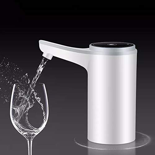 ILS - Bomba para botella de agua eléctrica inteligente USB Touch bomba de agua dispensador recargable bomba de agua potable para botella de 19 litros ILS - Bomba para botella de agua eléctrica inteligente USB Touch bomba de agua dispensador recargable bomba de agua potable para botella de 19 litros