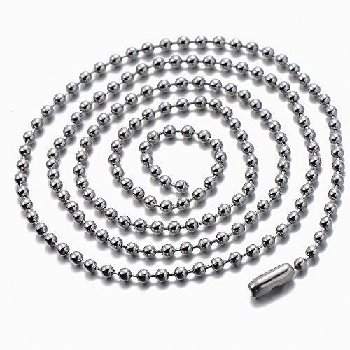 iMETACLII Acero Músculo Cráneo Agarrando Barra con Pesas Pesa de Gimnasia Colgante Collar con Colgante de Hombre, Bola Cadena 60CM iMETACLII Acero Músculo Cráneo Agarrando Barra con Pesas Pesa de Gimnasia Colgante Collar con Colgante de Hombre, Bola Cadena 60CM