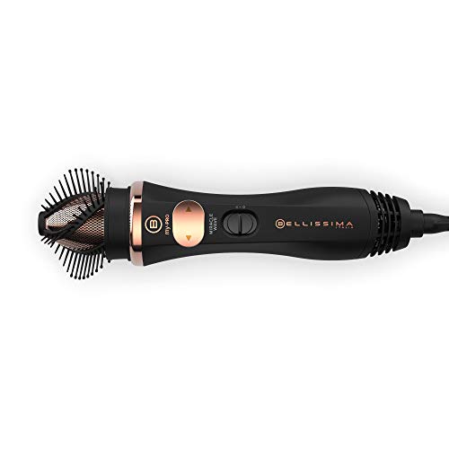 Imetec Bellissima My Pro Miracle Wave GH19 1100 - Cepillo de aire moldeador, crea ondas suaves y naturales con un calor que respeta el cabello, rotación automática