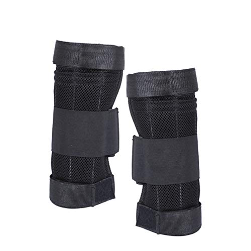 IMIKEYA Banda de Tobillo con Peso Entrenamiento de Entrenamiento Bandas de Pierna Ajustables Equipo de Entrenamiento Envoltura de Pierna para Ejercicio Entrenamiento Físico (Negro)