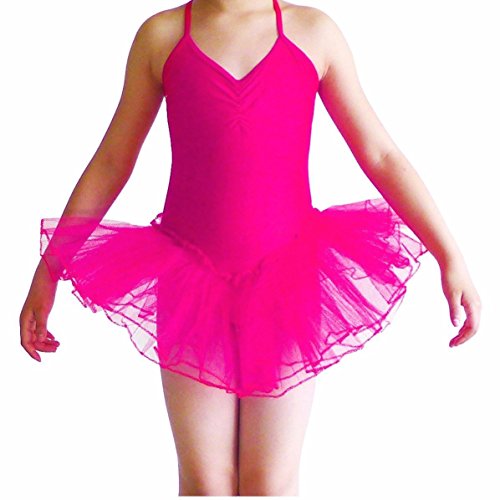 iMixCity Baile de Ballet Jersey Camiseta de Niña Maillot Traje de Ballet Leotardo Princess Girls Vestido de Pantera Falda de Tul Traje de Carnaval (Edad: 3-10 Años) (110 (3-4 Años), Rosa roja) iMixCity Baile de Ballet Jersey Camiseta de Niña Maillot Traje de Ballet Leotardo Princess Girls Vestido de Pantera Falda de Tul Traje de Carnaval (Edad: 3-10 Años) (110 (3-4 Años), Rosa roja)