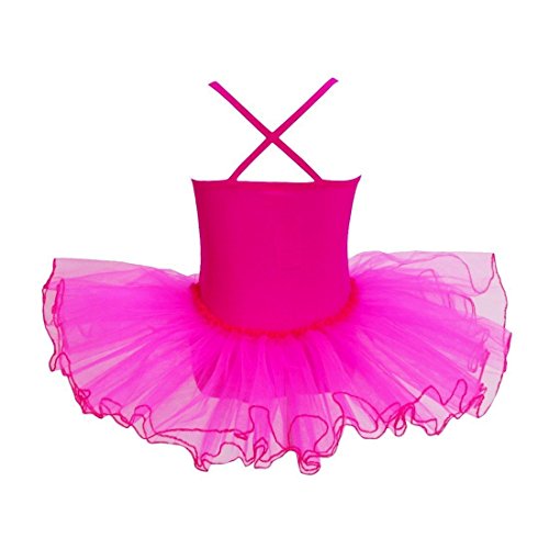 iMixCity Baile de Ballet Jersey Camiseta de Niña Maillot Traje de Ballet Leotardo Princess Girls Vestido de Pantera Falda de Tul Traje de Carnaval (Edad: 3-10 Años) (110 (3-4 Años), Rosa roja) iMixCity Baile de Ballet Jersey Camiseta de Niña Maillot Traje de Ballet Leotardo Princess Girls Vestido de Pantera Falda de Tul Traje de Carnaval (Edad: 3-10 Años) (110 (3-4 Años), Rosa roja)