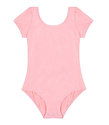 iMixCity Gimnasia Danza Leotardo Traje de Ballet de Manga Larga para Niñas de Ballet Equipamiento Básico con Falda Envolvente (160 (10-12 años de Edad), Z_Rosa(Manches Courtes)) iMixCity Gimnasia Danza Leotardo Traje de Ballet de Manga Larga para Niñas de Ballet Equipamiento Básico con Falda Envolvente (160 (10-12 años de Edad), Z_Rosa(Manches Courtes))