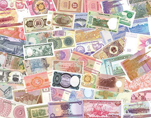 IMPACTO COLECCIONABLES Billetes del Mundo - 50 Billetes Diferentes de 34 Países