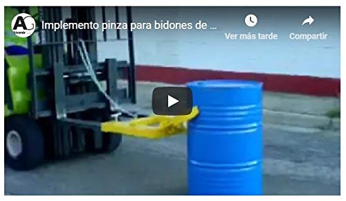 Implemento Pinza para Bidones de Chapa de 200 Litros AbonirGrupo.com