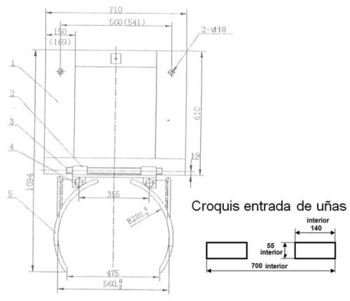 Implemento Pinza para Bidones de Chapa de 200 Litros AbonirGrupo.com Implemento Pinza para Bidones de Chapa de 200 Litros AbonirGrupo.com