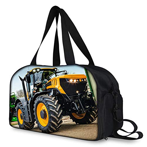 Impresión, Maquinaria agrícola, Bolsa de Viaje Amarilla para Tractor Grande Plegable Bolsa de Viaje, Mano Equipaje Weekender,Gimnasio Bolsa,Mano Maleta,Bolsas Mano Ligeras Impresión, Maquinaria agrícola, Bolsa de Viaje Amarilla para Tractor Grande Plegable Bolsa de Viaje, Mano Equipaje Weekender,Gimnasio Bolsa,Mano Maleta,Bolsas Mano Ligeras