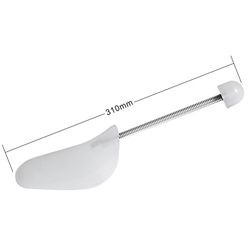 Incutex juego de 5 pares de hormas de plástico hormas zapatos, variables hasta la talla 44, transparente Incutex juego de 5 pares de hormas de plástico hormas zapatos, variables hasta la talla 44, transparente