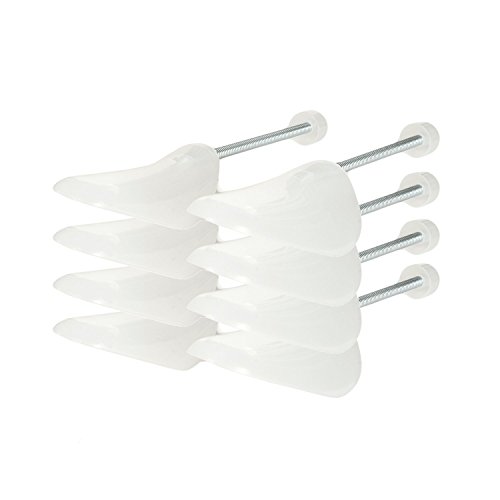 Incutex juego de 5 pares de hormas de plástico hormas zapatos, variables hasta la talla 44, transparente Incutex juego de 5 pares de hormas de plástico hormas zapatos, variables hasta la talla 44, transparente
