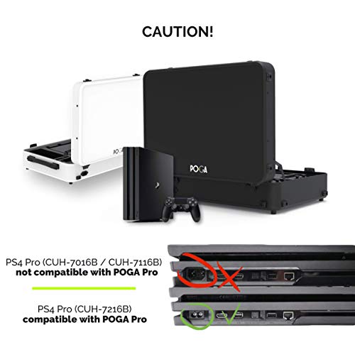 Indi Gaming, für Playstation 4 Pro, Schwarz Indi Gaming, für Playstation 4 Pro, Schwarz