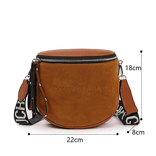 Indumentaria Femenina Pequeño Bolsas De Mensajero, Señora Hombro del Bolso del Cubo Bolsas Crossbody La Bolsa De Asas del Bolso Las Hembras Semicírculo De Una Silla,Gris