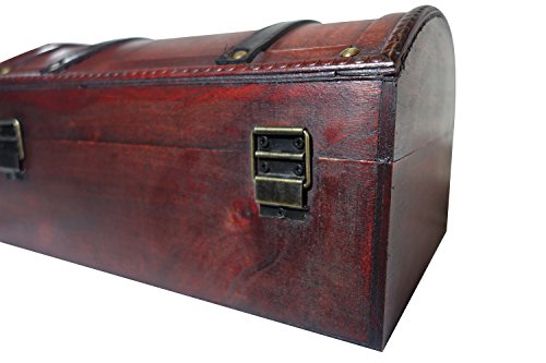 Infinimo Cofre del tesoro – Cofre de madera, cofre pirata, caja de regalo, con tapa y candado con llave, 30 x 20 x 15 cm Infinimo Cofre del tesoro – Cofre de madera, cofre pirata, caja de regalo, con tapa y candado con llave, 30 x 20 x 15 cm