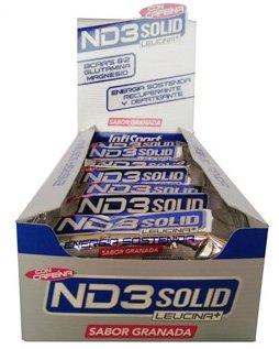 Infisport ND3 Sólido Barrita Energética 21 x 40g Granada