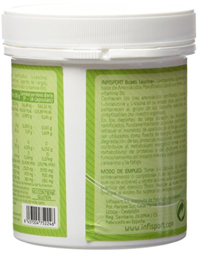 Infisport S.L. - BCAA Leucina + Cap 535mg 100 capsulas Infisport S.L. - BCAA Leucina + Cap 535mg 100 capsulas