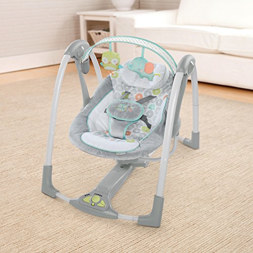 Ingenuity, Columpio compacto plegable - Hugs & Hoots Ingenuity, Columpio compacto plegable - Hugs & Hoots