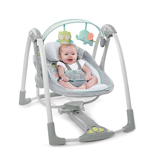 Ingenuity, Columpio compacto plegable - Hugs & Hoots Ingenuity, Columpio compacto plegable - Hugs & Hoots