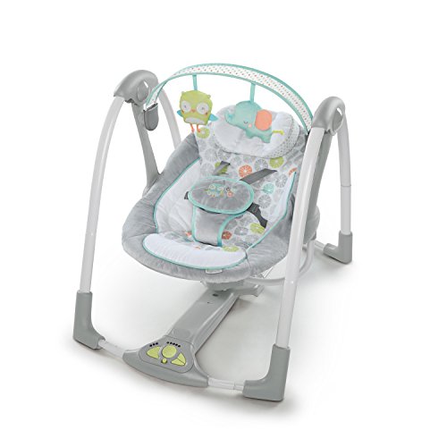 Ingenuity, Columpio compacto plegable - Hugs & Hoots Ingenuity, Columpio compacto plegable - Hugs & Hoots