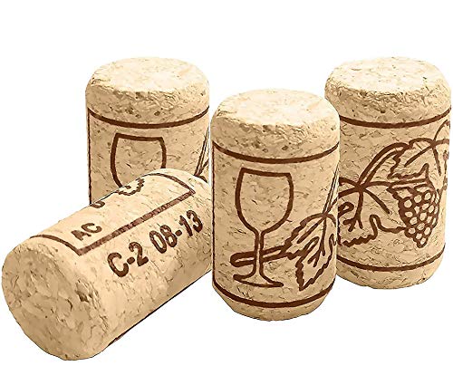 INHEMI 50 Corchos de Vino Tapones de Botella de Corcho Natural para Manualidades,Decoración y Pasatiempos(3.5 x 2 cm)