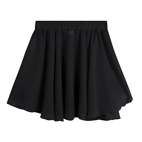 inhzoy Falda de Patinaje Artístico para Niña Chifón Falda de Danza Clásica Cintura Elástica Falda Corta de Ballet Gimnasia Traje de Bailarina Fiesta Negro 3-4 Años inhzoy Falda de Patinaje Artístico para Niña Chifón Falda de Danza Clásica Cintura Elástica Falda Corta de Ballet Gimnasia Traje de Bailarina Fiesta Negro 3-4 Años