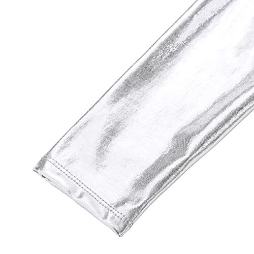 inhzoy Maillot de Gimnasia Rítmica para Mujer Manga Larga Leotardo de Ballet Patinaje Artístico Charol Brillante Mono de Danza Yoga Fitness Ropa Deporte Plateado Large inhzoy Maillot de Gimnasia Rítmica para Mujer Manga Larga Leotardo de Ballet Patinaje Artístico Charol Brillante Mono de Danza Yoga Fitness Ropa Deporte Plateado Large