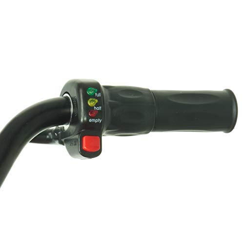 INJUSA 24 V Hunter Quad eléctrico con Ruedas antipinchazos, Detector de obstáculos, para niños Entre 7 y 11 años, Color Rojo y Negro (6024)