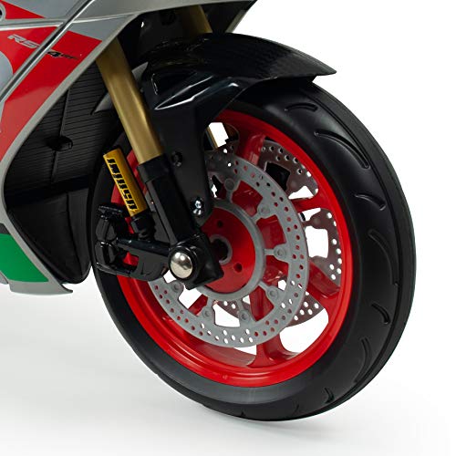 INJUSA – Moto Racing Aprilia 12V con Licencia Oficial de Marca con Luces y Sonidos y Acelerador en Puño Recomendada a Niños +3 Años INJUSA – Moto Racing Aprilia 12V con Licencia Oficial de Marca con Luces y Sonidos y Acelerador en Puño Recomendada a Niños +3 Años