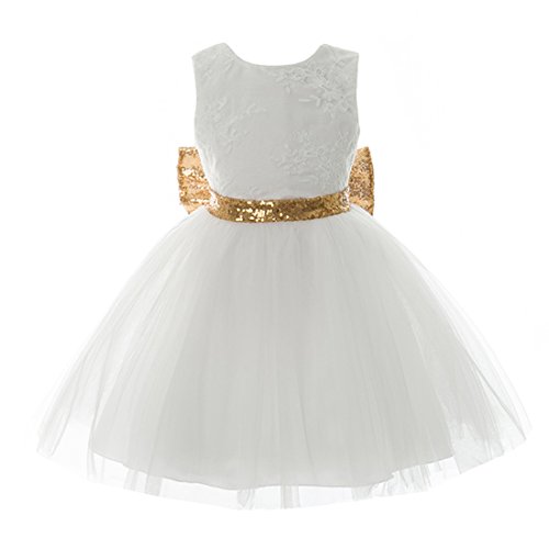 Inlefen Girls Bowknot Lace Princess Skirt Summer Lentejuelas Vestidos para bebƩs niƱos pequeƱos 0-5 aƱos Blanco 100/2-3 aƱos Inlefen Girls Bowknot Lace Princess Skirt Summer Lentejuelas Vestidos para bebƩs niƱos pequeƱos 0-5 aƱos Blanco 100/2-3 aƱos